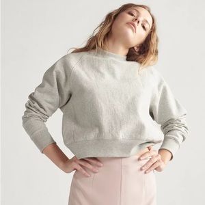 Thakoon Crewneck cropped sweatshirt light Heather grey